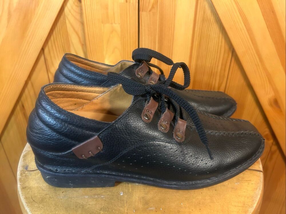 TOTO 2” Men's Heightening Elevator Shoes Black Leather Size 8